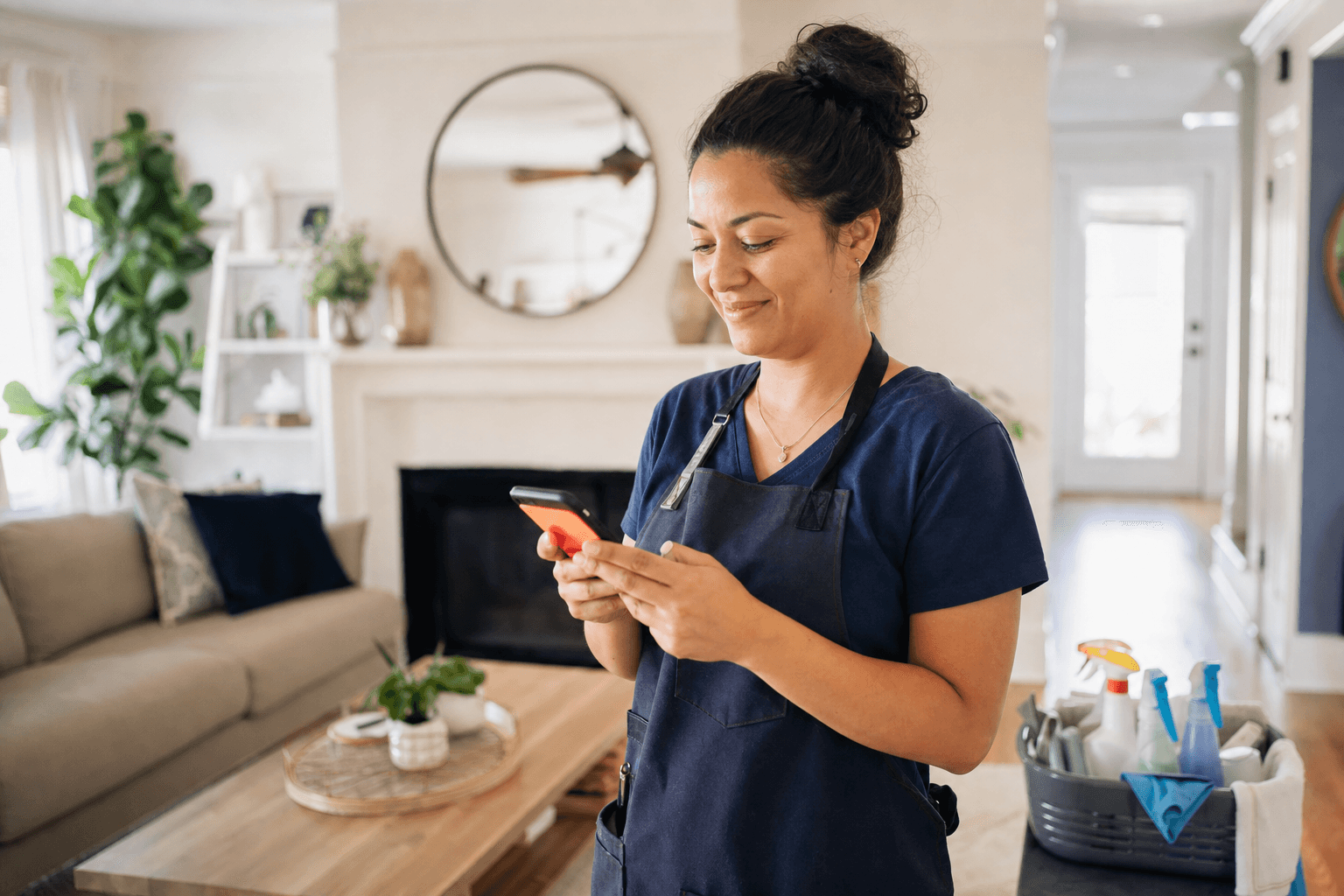 Cleaning owner using dyia
